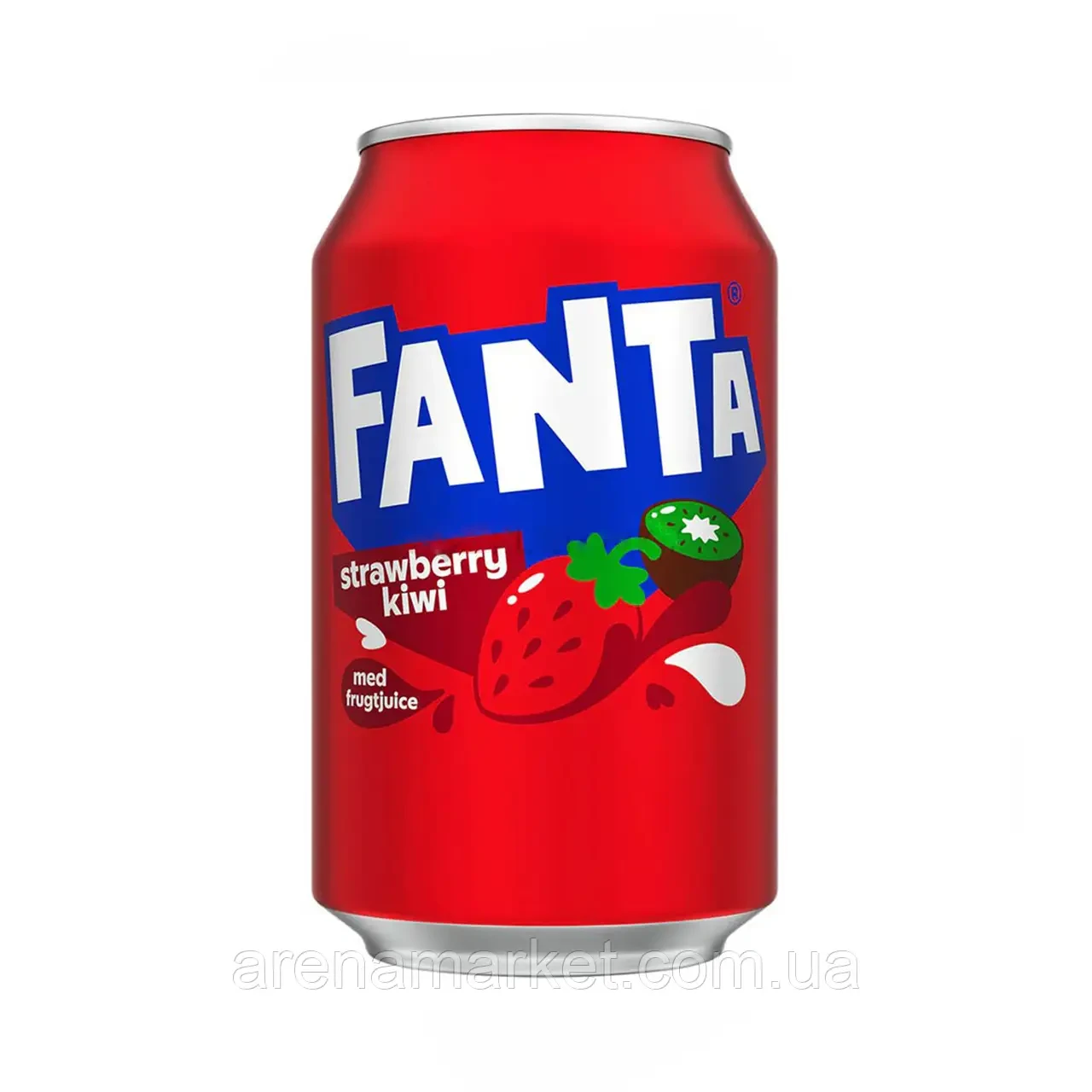 Газований напій Fanta Strawberry Kiwi, 330 мл.