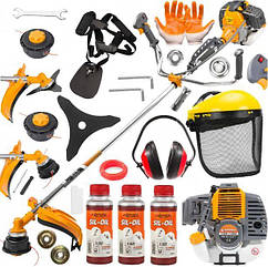 Бензокоса Powermat 6 км + аксесуари (Польща)