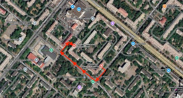 Схема проїзду