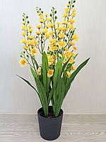 Штучна орхідея Онцидіум — 70 см (танцююча лялька), фото 5