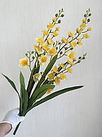 Штучна орхідея Онцидіум — 70 см (танцююча лялька), фото 10