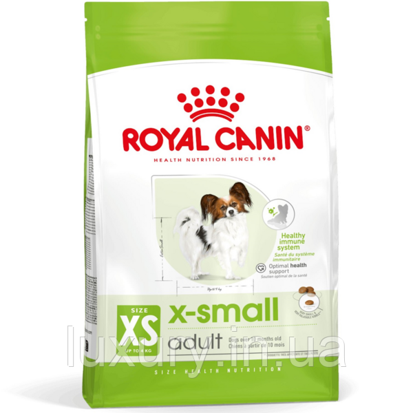 Корм для дорослих собак ROYAL CANIN XSMALL ADULT 1.5 кг