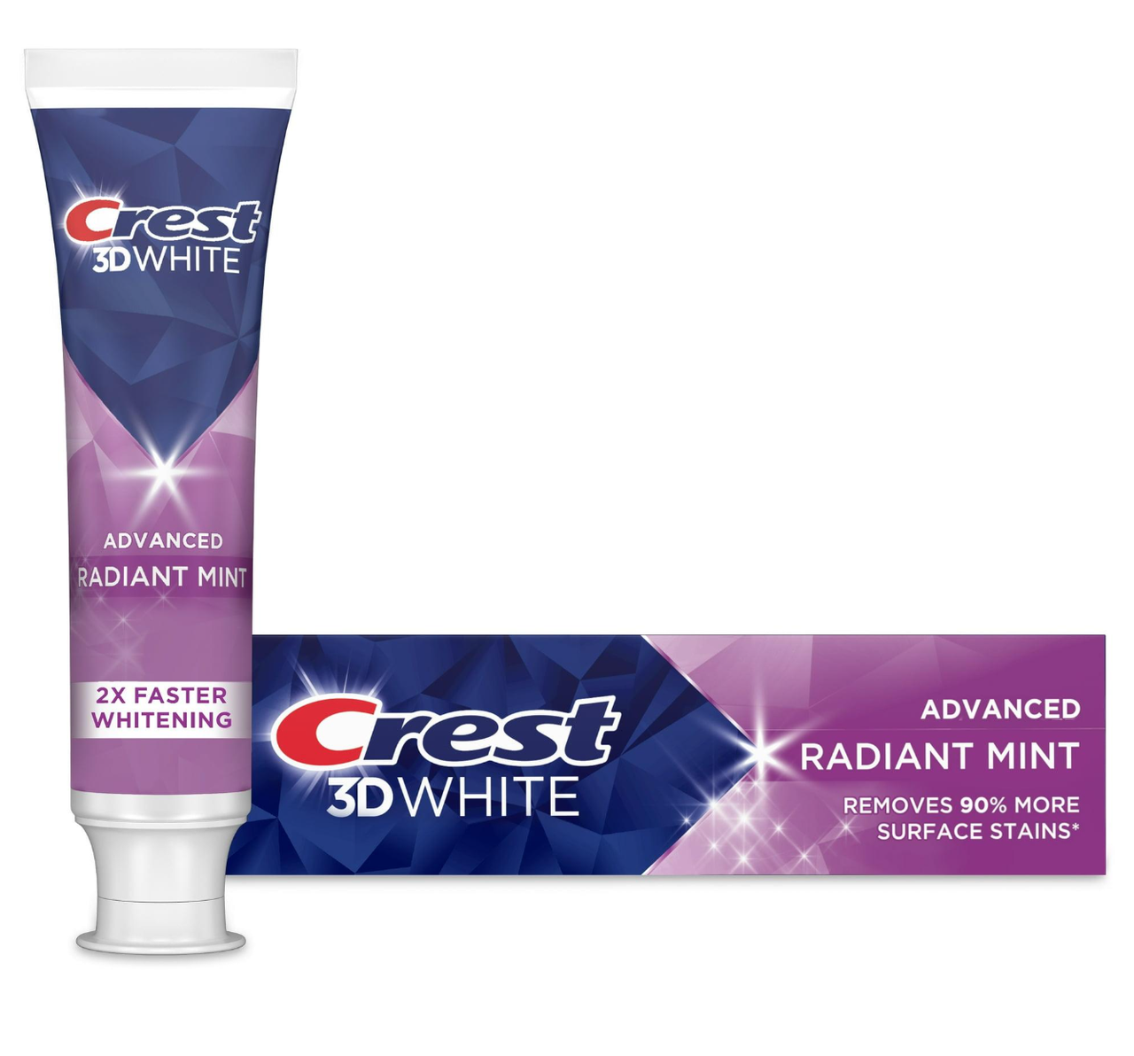 Відбілююча зубна паста Crest 3D White Advanced Luminous Mint 104г, фото 1