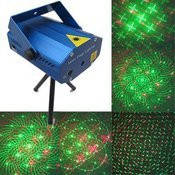 Лазерний-диско проектор YX-08 (фігури+точки) - стробоскоп, лазер диско