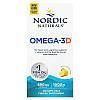 Жирні кислоти Nordic Naturals Omega-3D, 120 капсул - Лимон, фото 2