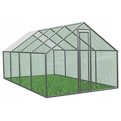 Курятник зі сталевим каркасом GardenLine TUN4047