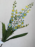 Штучна орхідея Онцидіум — 70 см ( блакитна, танцююча лялька), фото 8