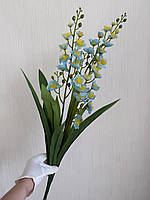 Штучна орхідея Онцидіум — 70 см ( блакитна, танцююча лялька), фото 10