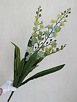 Штучна орхідея Онцидіум — 70 см ( блакитна, танцююча лялька), фото 6