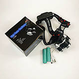 Потужний універсальний акумуляторний налобний ліхтар Police, Надійний налобний ліхтар IY-95, фото 6