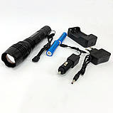Ліхтар протиударний водонепроникний, Тактичний ліхтар з діодом Потужний світлодіодний FB-18, фото 2
