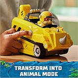 Ігровий набір Щенячий Патруль Джип Кремес носоріг Paw Patrol Rubble Rhino Jungle Cruiser, фото 3