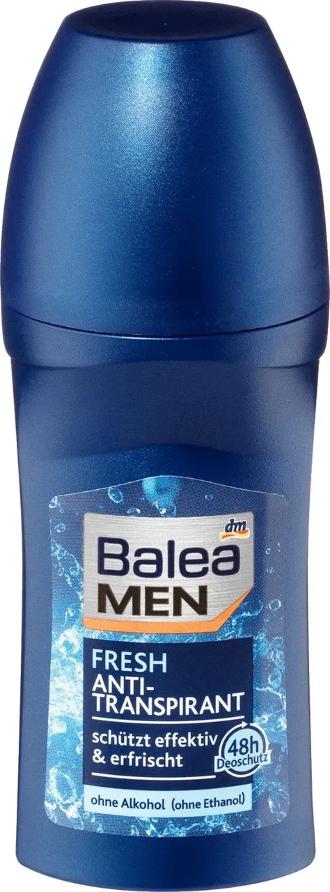 Дезодорант-антиперспірант кульковий чоловічий Balea Свіжість 50 мл
