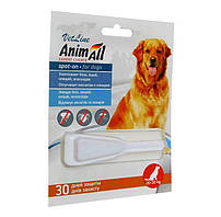 Краплі проти блоx і кліщів AnimAll VetLine spot-on для собак 20-30 кг 6 мл 60884 (4820150201944/2000981100391)