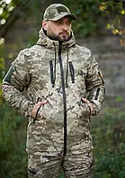 Тактична форма на флісі піксель демісезонна Військова форма піксель осінній-зимовий армійський комплект