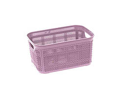 Кошик д/дрібн. JUTE прям. б/кр з/руч 21х14х10 2,5Л фіолетовий ТМ AKAY PLASTIK