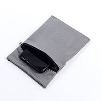 Сумка-чохол для бігу на руку Kizo Sport подвійна кишеня до 7" Grey