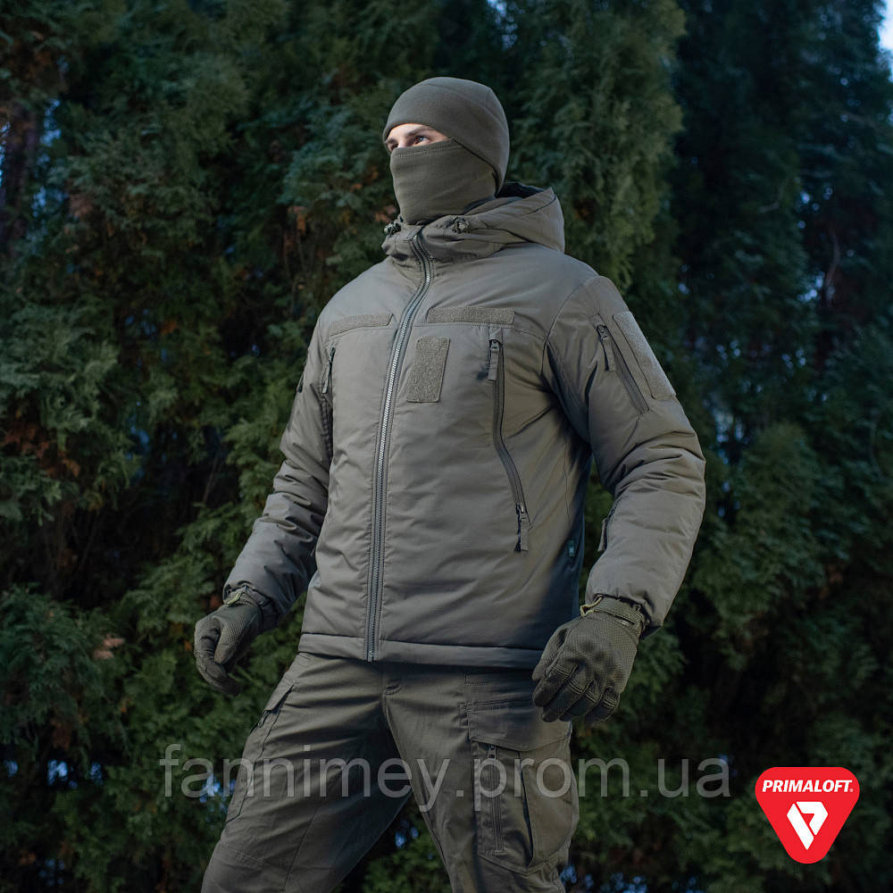 M-Tac теплая зимняя армейская куртка хаки на мембране - фото 1 - id-p2621149997