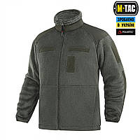 M-Tac зимняя теплая военная кофта хаки на молнии Battle Fleece Polartec Olive