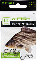 Крючок X-Fish X-Fish Карась #14 (8 шт/уп)