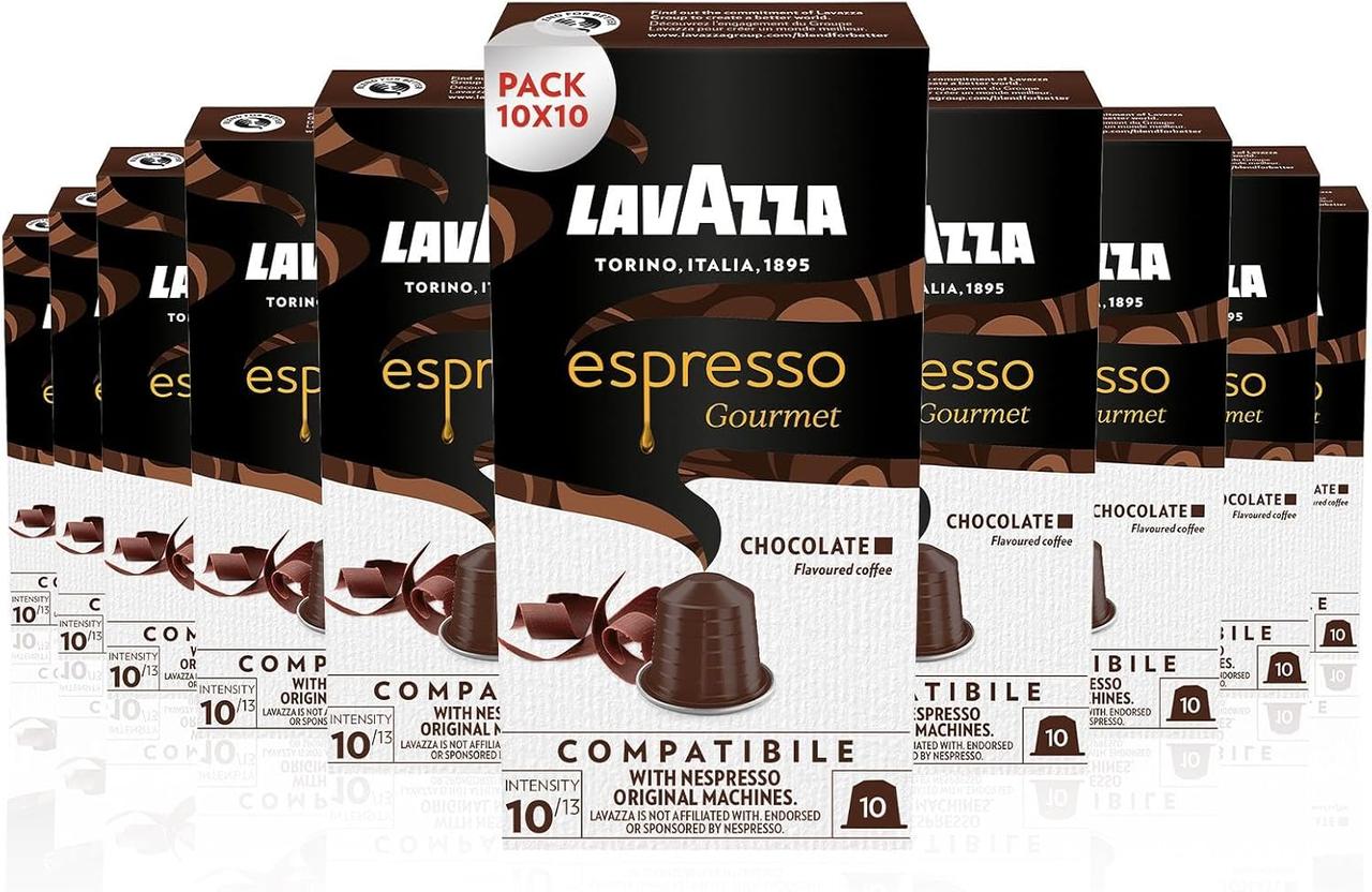 Nespresso Lavazza Espresso Gourmet Chocolate Aluminium 10 капсул