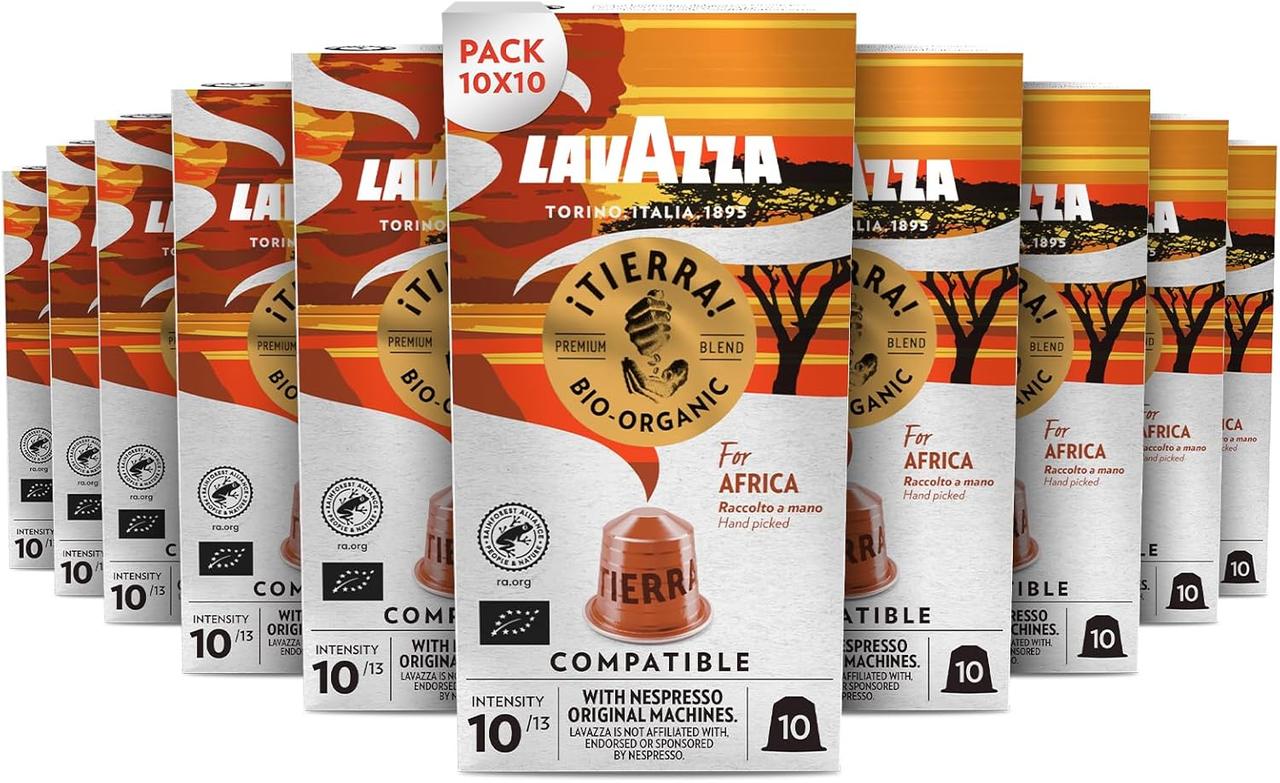 Nespresso Lavazza Tierra for Africa Aluminium 10 капсул, фото 1