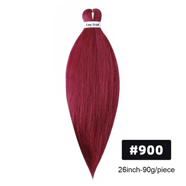 Канекалон Easy Braid 900 однотонний бордовий, фото 1