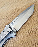 Ніж складний Rescue Silver Tanto, 440С, танто, стропоріз, склобій, сталь, фото 2