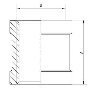 Муфта з'єднувальна 1-1/2" Чехія KR.C16, фото 3