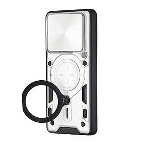 Чохол Full Protection JS Magnetic Xiaomi Redmi Note 14 4G Global Silvery, фото 3