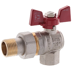 Кран з американкою 1/2" Чехія KP.228 кутовий