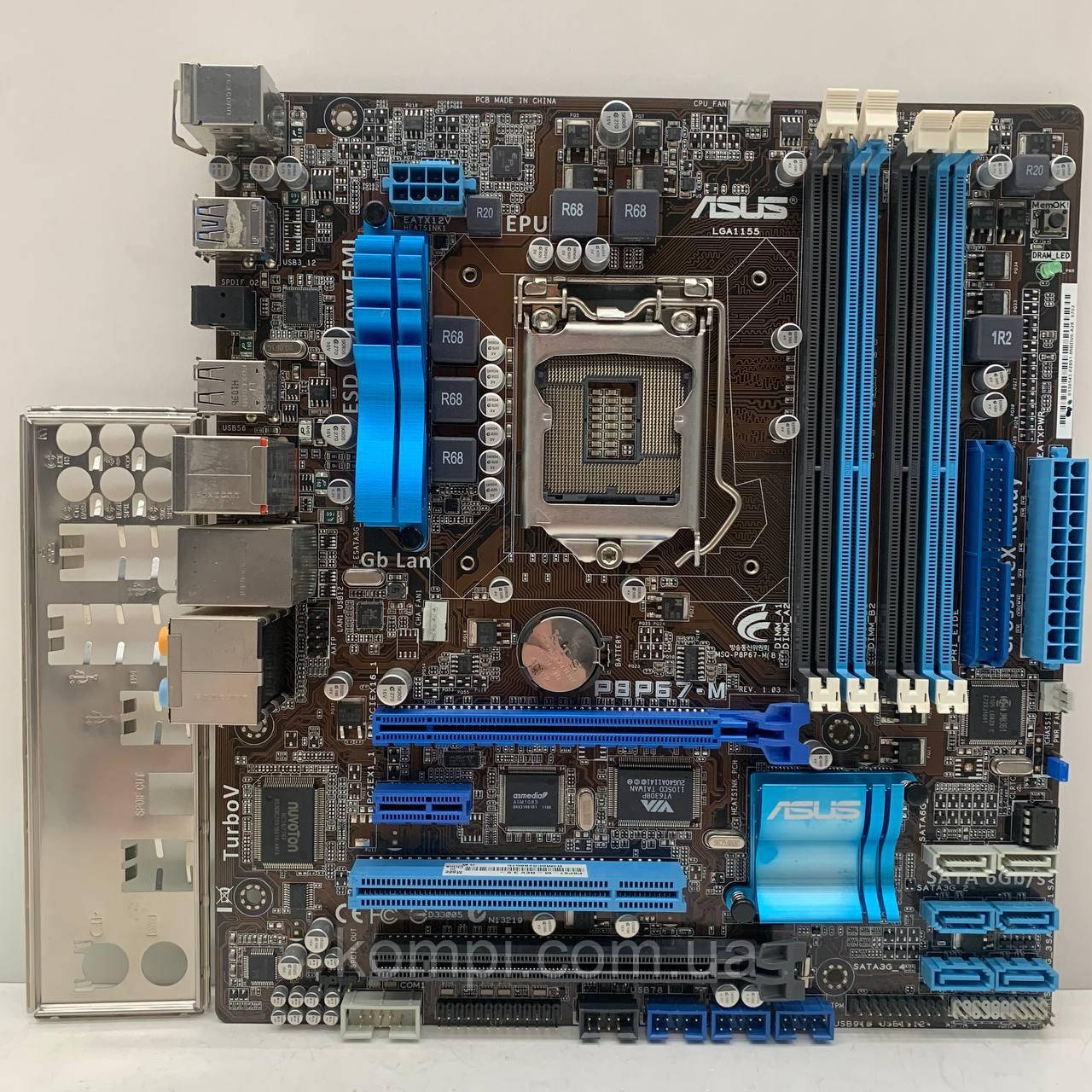 Материнська плата s1155 ASUS P8H67-M (Socket 1155, DDR3, б/у)