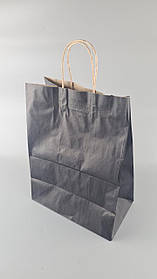 Пакет с дном бумажный 26*35*15 цветной с ручкой №42 (25 шт)