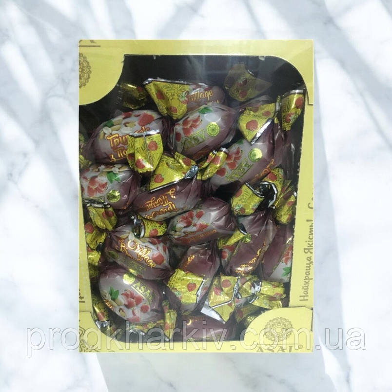 Цукерки Asal Грильяж з полуницею🍓1кг, фото 1