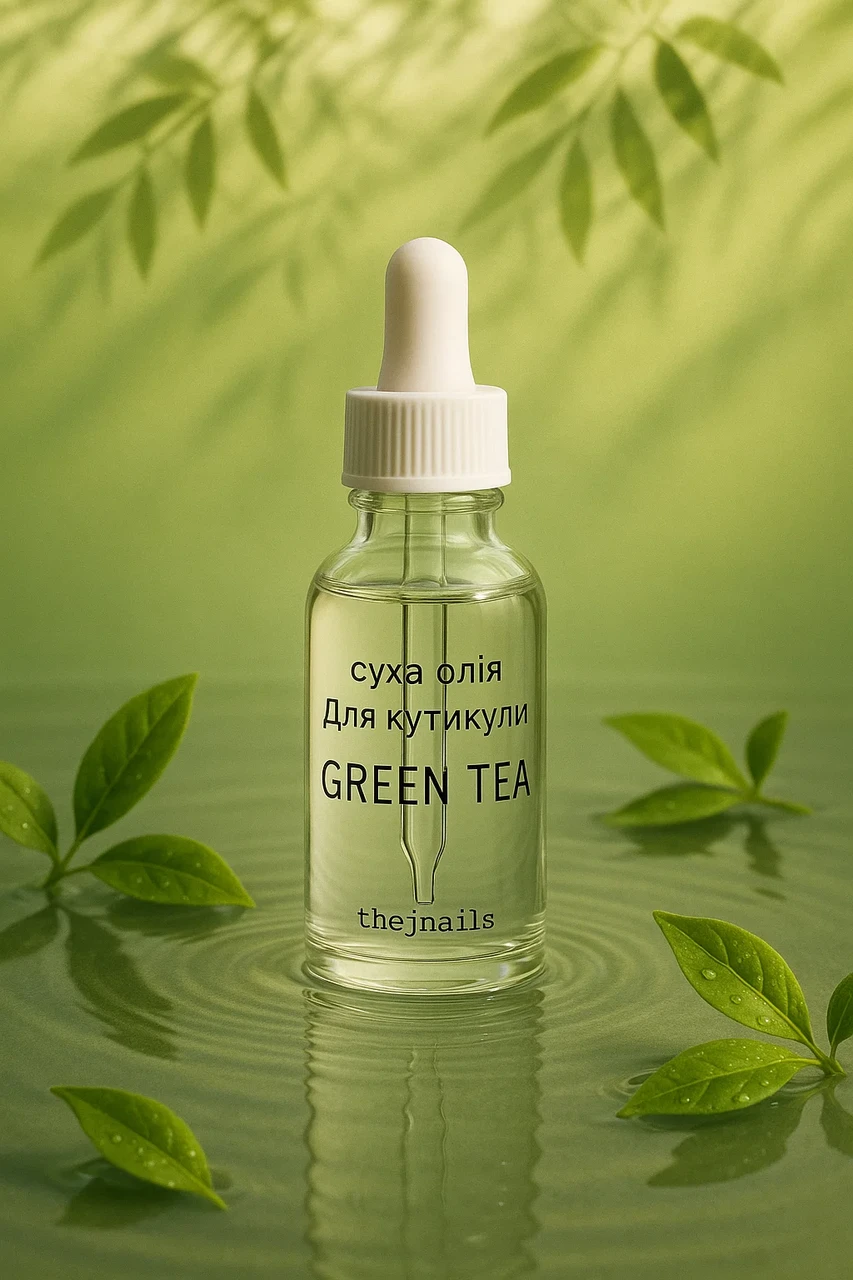 Суха олійка для кутикули 30 мл green tea