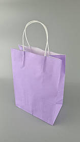 Пакет с ручками бумажный 28*19*11,5 ЛАВАНДА (25 шт)