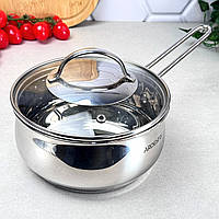 Ковш ARDESTO Gemini Liguria AR4318GB, 1.8 л, нержавіюча сталь, з кришкою