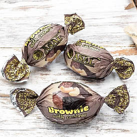 Цукерки Asal Брауні з фундуком 🌰 1кг