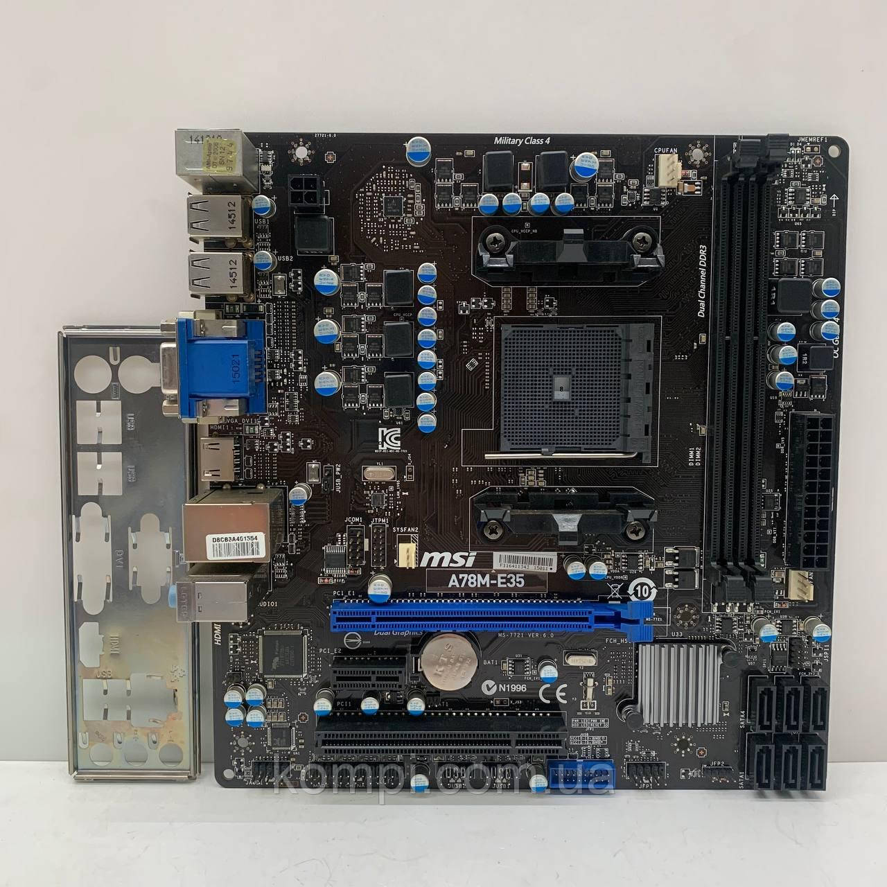 Материнська плата sFM2+ MSI A78M-E35 (Socket FM2+,DDR3,б/у)