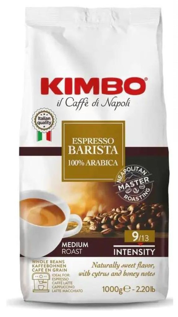 Кава в зернах Kimbo Espresso Barista 100% Arabica 1000г Італія