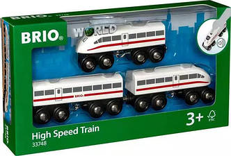 Іграшковий поїзд для залізниці Brio High Speed Train, фото 1