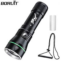 Підводний ліхтар Boruit EBL0310 P50 - 2000 лм, до 100 м, IPX8, фото 5