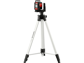 Самовирівнюючий 5 ліній лазер 360° із зеленим променем з аксесуарами та штативом 1.5 м YATO YT-30440