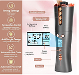 Автоматична бездротова плойка для завивки волосся, HyAdierTech 6, температура 150°C-200°C, портативна з USB, акумуляторна, фото 4