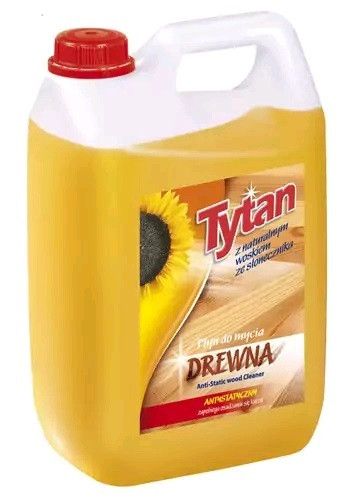 Рідина для миття дерев'яних поверхонь Tytan Антистатична 5 л