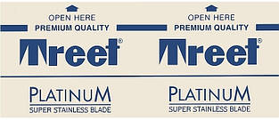 Леза для багаторазових станків Treet platinum super stainless 100 шт (20x5 шт)