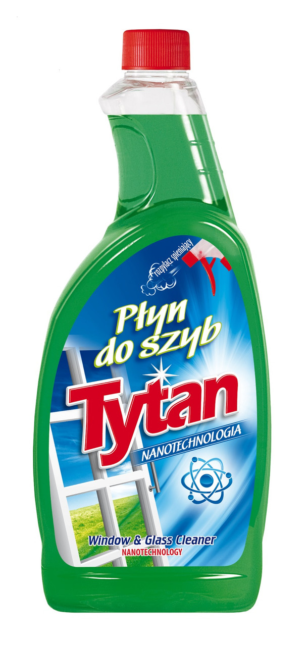 Засіб для миття вікон Tytan Нанотехнологія 750 мл запаска