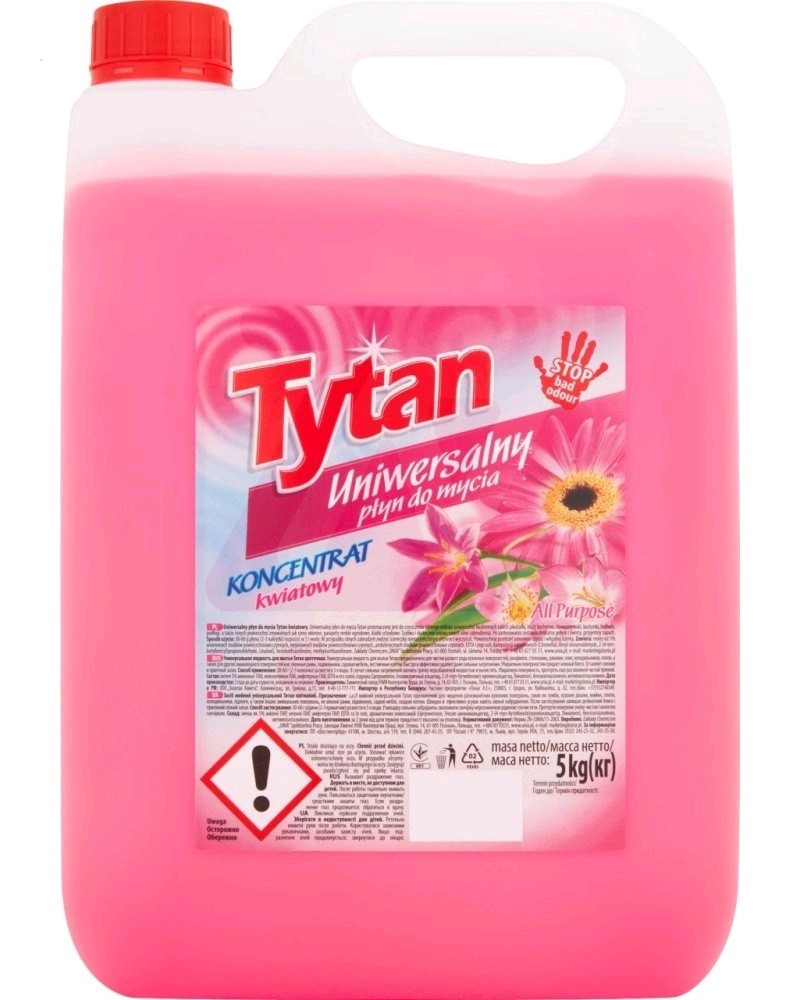 Універсальна рідина для миття Tytan Квіти 5 л
