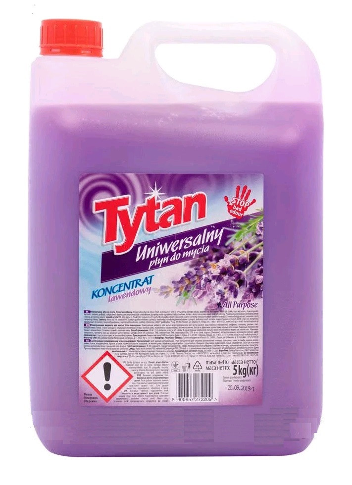 Універсальна рідина для миття Tytan Лаванда 5 л