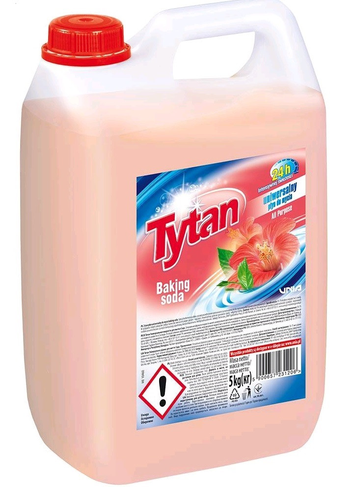 Універсальна рідина для миття Tytan Харчова сода 5 л